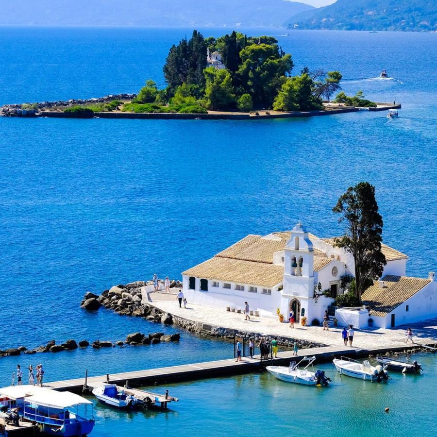 Spiros Corfu Apartment Kanálion المظهر الخارجي الصورة